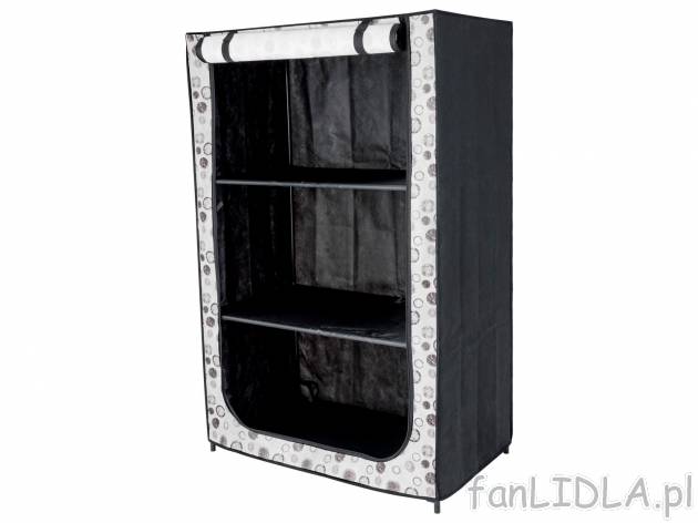 Szafa tekstylna na ubrania Livarno Living, cena 39,00 PLN 
- ok. 80 x 123 x 45 ...