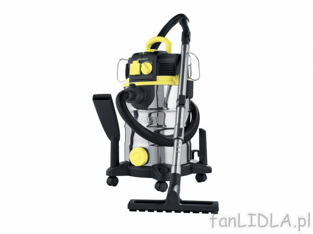 Odkurzacz do pracy na mokro i sucho 1500 W Parkside PNTS 1500 C4, cena 279,00 PLN ...