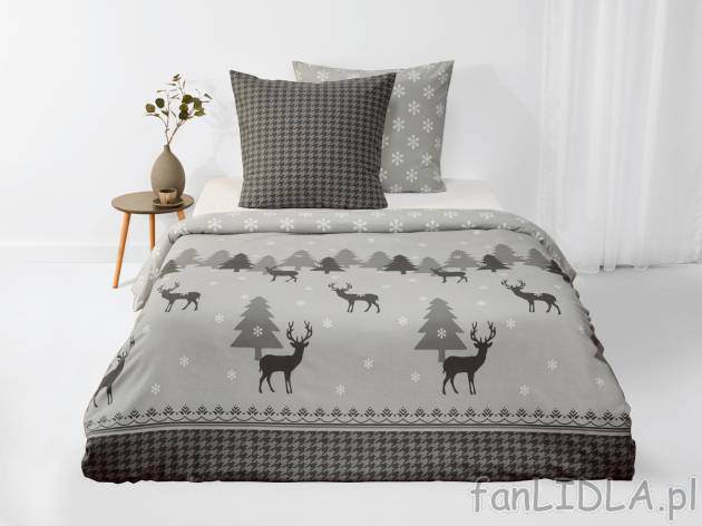 Pościel z flanelą Meradiso, cena 75,00 PLN 
2 POSZEWKI NA PODUSZKĘ 70 X 80 CM, ...
