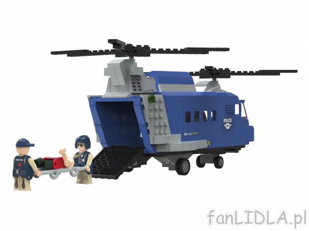 Zestaw klocków Playtive, cena 34,99 PLN 
helikopter 
- 390 części
Opis

- ...