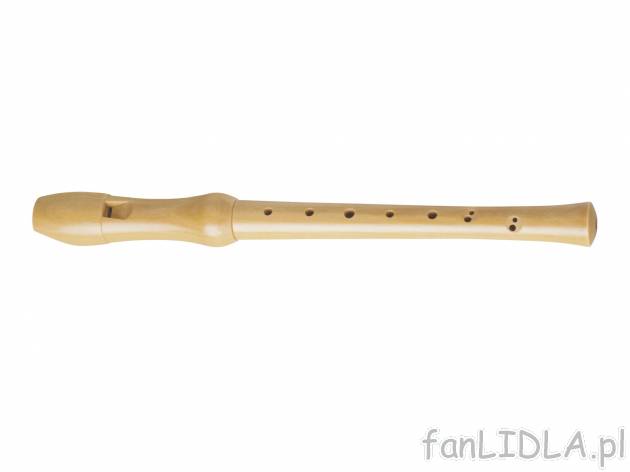 Sopranowy flet prosty Sheffield, cena 69,90 PLN 
- dł.: ok. 320 mm, Ø: 30 mm
- ...