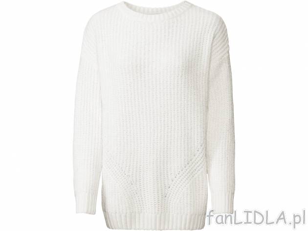 Sweter z szenili Esmara, cena 39,99 PLN 
- rozmiary: S-L
- modny, gruby splot
- ...