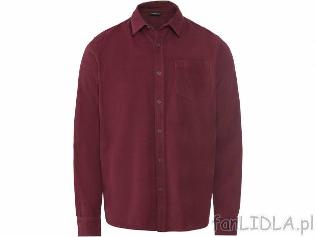 Koszula sztruksowa Livergy, cena 39,99 PLN 
- 100% bawełny
- rozmiary: M-XL
Dostępne ...