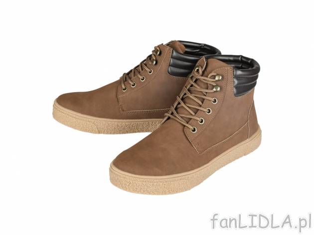 Buty męskie Livergy, cena 54,90 PLN 
- rozmiary: 41-46
- wyściełany język ...