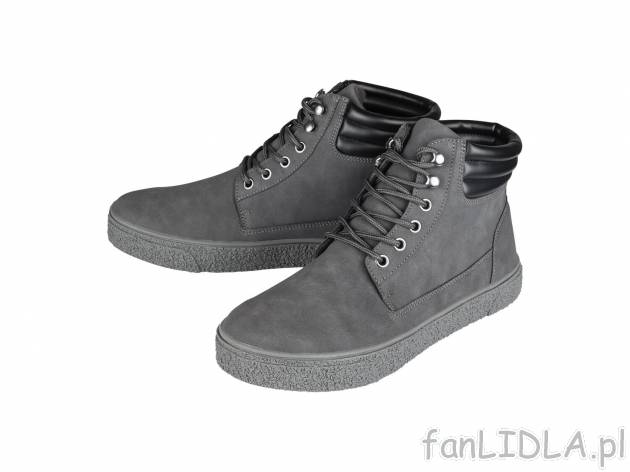 Buty męskie Livergy, cena 54,90 PLN 
- rozmiary: 41-46
- wyściełany język ...