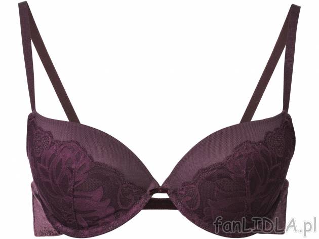 Koronkowy biustonosz push-up Esmara Lingerie, cena 22,99 PLN 
- rozmiary: 75B, ...
