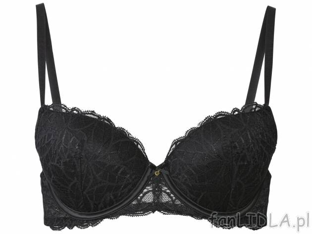 Koronkowy biustonosz push-up Esmara Lingerie, cena 22,99 PLN 
- rozmiary: 75B, ...
