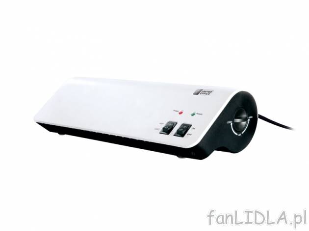 Urządzenie do laminowania A4 United Office, cena 69,90 PLN za 1 szt. 
- do laminowania ...