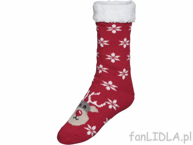 Skarpety z polarem teddy Esmara Lingerie, cena 15,99 PLN 
- rozmiary: 35-42
- miękkie ...