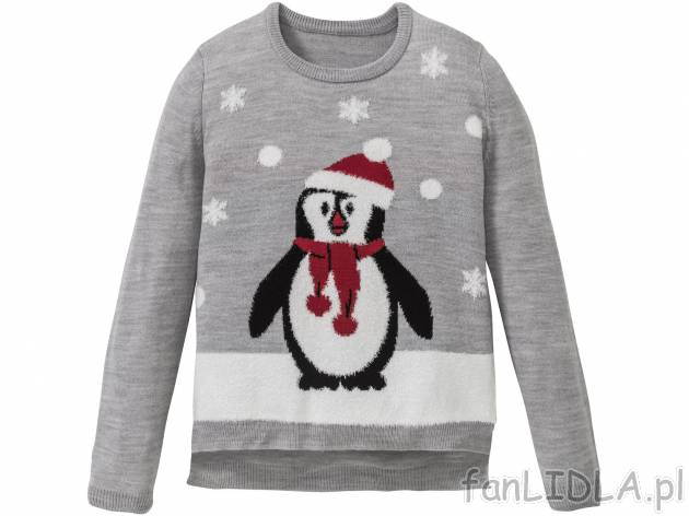 Sweter młodzieżowy z motywem świątecznym Pepperts, cena 27,99 PLN 
- rozmiary: ...