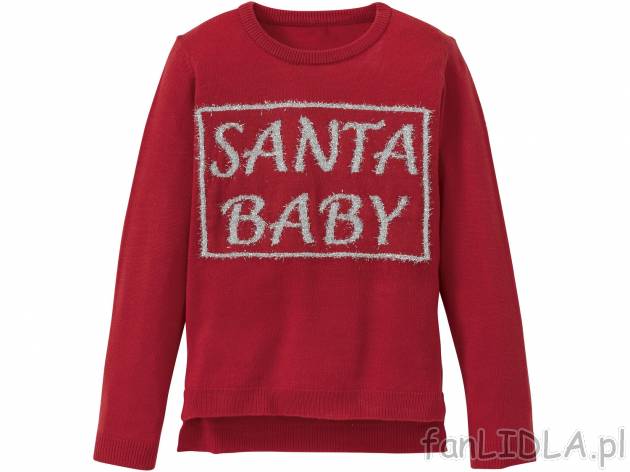 Sweter młodzieżowy z motywem świątecznym Pepperts, cena 27,99 PLN 
- rozmiary: ...