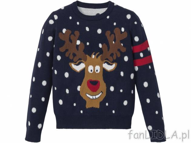 Sweter młodzieżowy z motywem świątecznym Pepperts, cena 27,99 PLN 
- rozmiary: ...