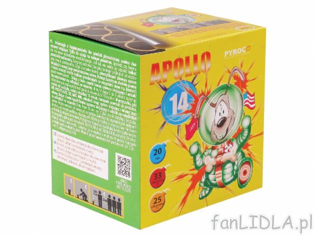Bateria 20-strzałowa „Apollo 14” , cena 29,99 PLN za 1 opak. 
- Czas trwania: ...