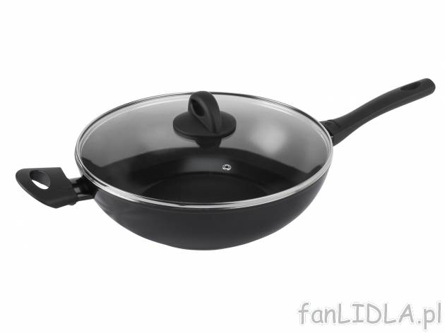 Wok, Ø 30 cm Gerlach, cena 129,00 PLN 
- grube dno z aluminiowym dyskiem magnetycznym
- ...
