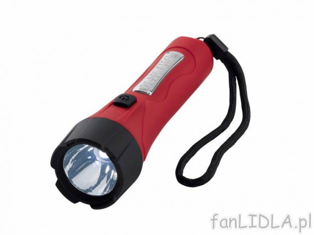 Latarka LED , cena 15,99 PLN za 1 szt. 
- 3 kolory 
- 3 lata gwarancji 
- zasięg ...