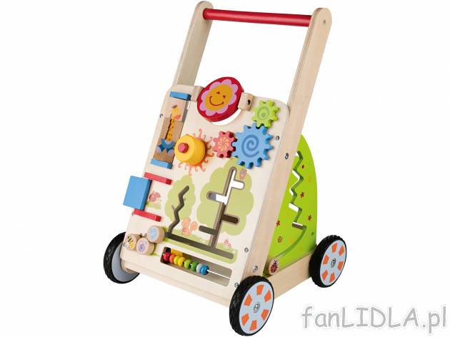 Pchacz dla dzieci Playtive Junior drewniany, cena 99,00 PLN 
- trening równowagi ...