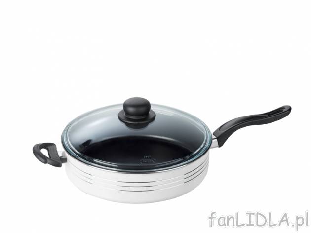 Patelnia aluminiowa Ernesto, cena 49,99 PLN za 1 szt. 
- powłoka zapobiegajaca ...