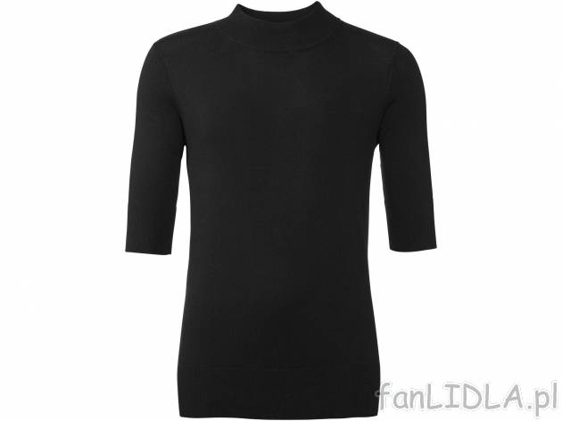 Sweter dzianinowy z półgolfem Esmara, cena 29,99 PLN 
- 83% wiskozy (LENZING&trade; ...