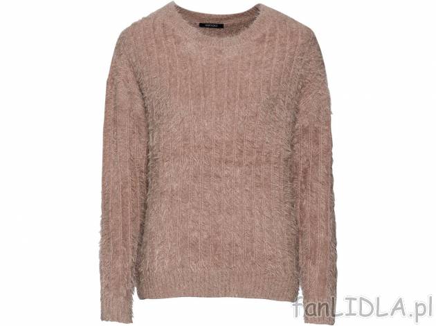 Sweter , cena 39,99 PLN 
- z miękkiej, włochatej wł&oacute;czki
- rozmiary: ...