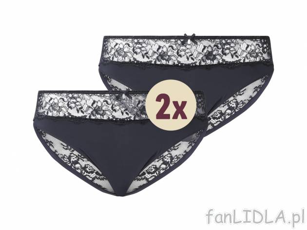 Majtki figi, 2 pary* Esmara Lingerie, cena 9,99 PLN 
*Artykuł dostępny wyłącznie ...