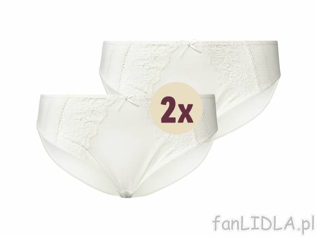 Majtki figi, 2 pary* Esmara Lingerie, cena 9,99 PLN 
*Artykuł dostępny wyłącznie ...
