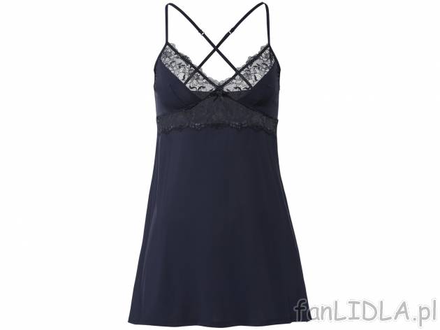 Koszulka z koronką Esmara Lingerie, cena 29,99 PLN 
- rozmiary: S-L
Dostępne rozmiary

Opis

- ...