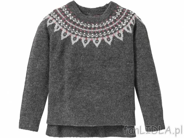 Sweter dziewczęcy Pepperts, cena 34,99 PLN 
- miękki i puszysty
- rozmiary: 134-164
Dostępne ...