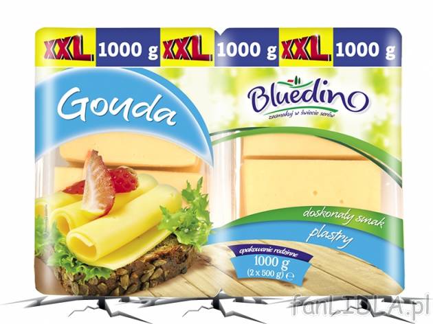 Bluedino Ser w plastrach , cena 13,00 PLN za 2x500 g/1 opak.