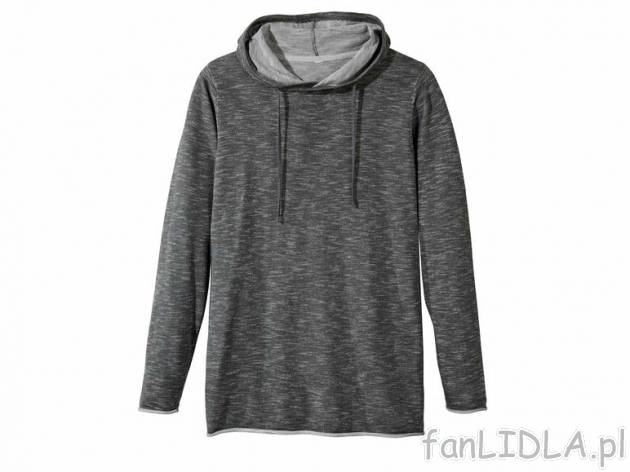 Bluza z kapturem Livergy, cena 34,99 PLN za 1 szt. 
- 100% bawełna 
- rozmiary: ...