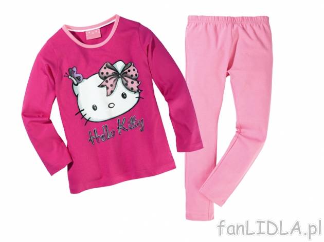 Piżama dziecięca Hello Kitty lub Spiderman , cena 23,99 PLN za 1 opak. 
- z miękkiego ...