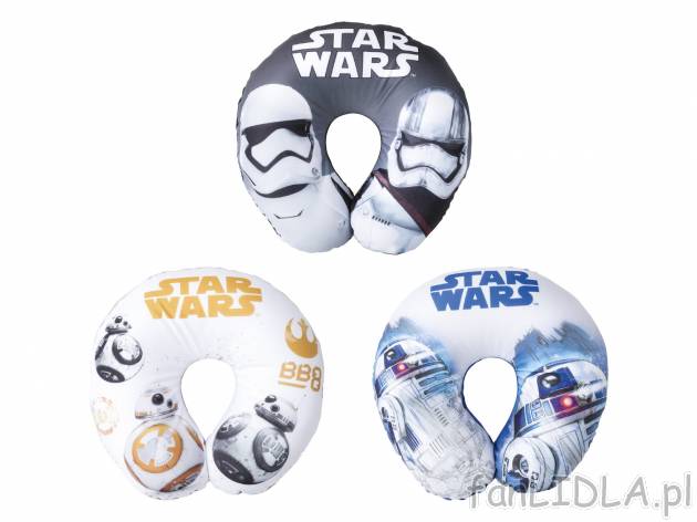 Poduszka pod kark Disney, cena 24,99 PLN  
3 wzory
Opis

- star wars
- oeko