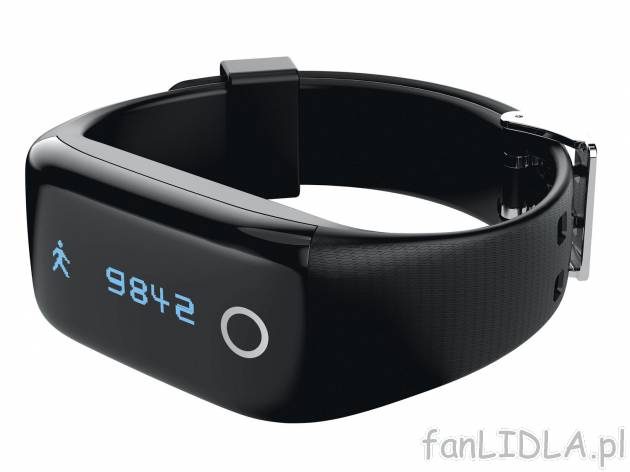 Opaska fitness z funkcją Bluetooth® , cena 99,00 PLN 
- do zapisywania kroków, ...
