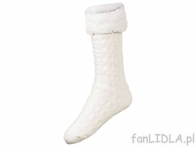 Skarpety damskie z polarem teddy Oeko Tex, cena 16,99 PLN 
2 wzory 
- rozmiary: ...