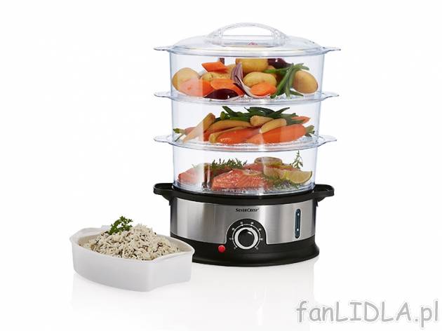 Parowar 800 W Silvercrest Kitchen Tools, cena 89,00 PLN za 1 szt. 
artykuł otrzymał ...