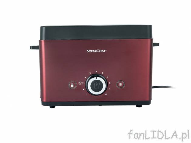 Toster 850 W Silverscrest Kitchen Tools, cena 69,90 PLN 
2 kolory 
- funkcja rozmrażania ...