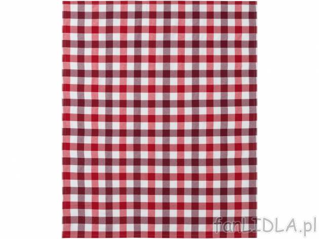 Obrus świąteczny ok. 130 x 160 cm Meradiso, cena 24,99 PLN 
4 wzory 
- 100% ...
