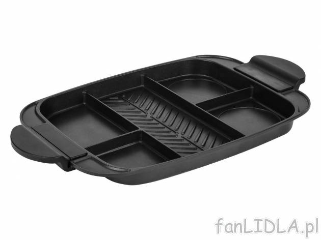 Patelnia grillowa dzielona Ernesto, cena 69,90 PLN 
- przeznaczona do wszystkich ...