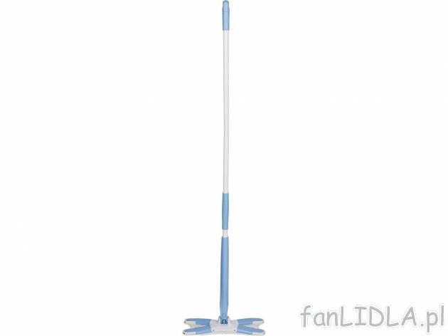 Mop do podłogi AquaPur, cena 59,90 PLN 
- 37 x 14,5 x 141 cm (szer. x gł. x wys.)
- ...