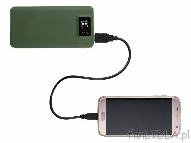 Powerbank 10000 mAh Silvercrest, cena 69,90 PLN 
4 kolory 
- wydajny akumulator ...