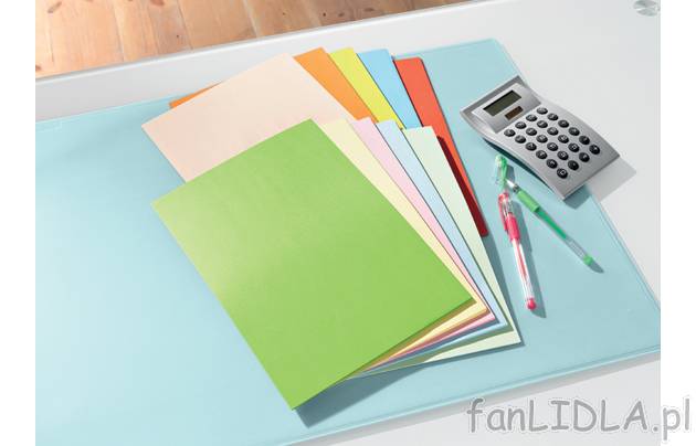 Papier kolorowy A4 cena 14,99PLN
- 225 kartek - 10 różnych kolorów po 25 arkuszy
- ...