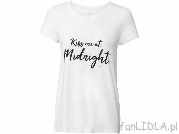 T-shirt damski Esmara, cena 22,99 PLN 
- 95% wiskozy (LENZING&trade; ECOVERO&trade;), ...