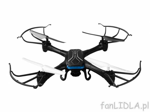 Quadrocopter z wbudowaną kamerą , cena 159,00 PLN 
2 kolory 
- bogaty zestaw ...