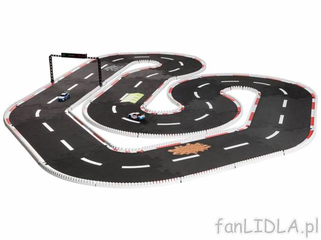 Tor wyścigowy z 2 samochodami RC Playtive, cena 299,00 PLN 
- precyzyjne zdalne ...