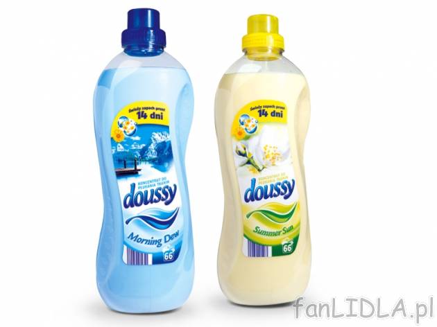 Doussy Płyn do płukania , cena 5,00 PLN za 2 l/1 opak., 1 l=3,00 PLN.