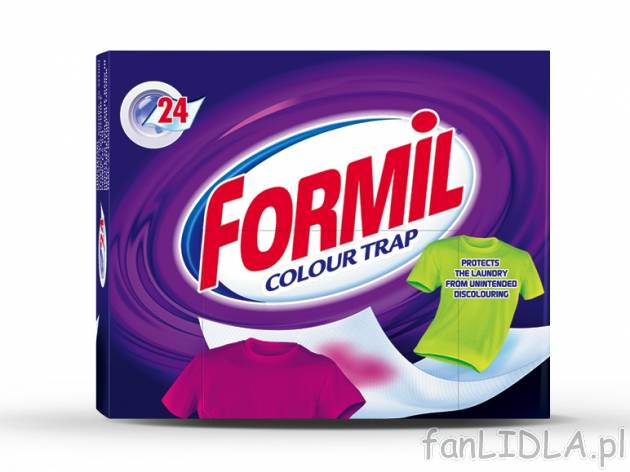Formil Chusteczki chroniące kolor , cena 6,00 PLN za 24 szt./1 opak.
