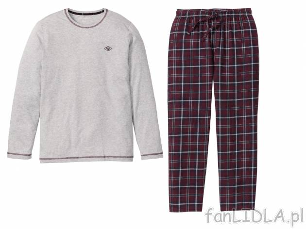 Piżama flanelowa męska Livergy, cena 34,99 PLN 
- rozmiary: M-XXL
&nbsp;
Dostępne ...