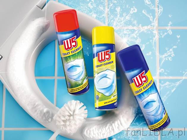 W5 Pianka do czyszczenia toalet , cena 4,00 PLN za 500 ml/1 opak., 1 l=9,98 PLN.
