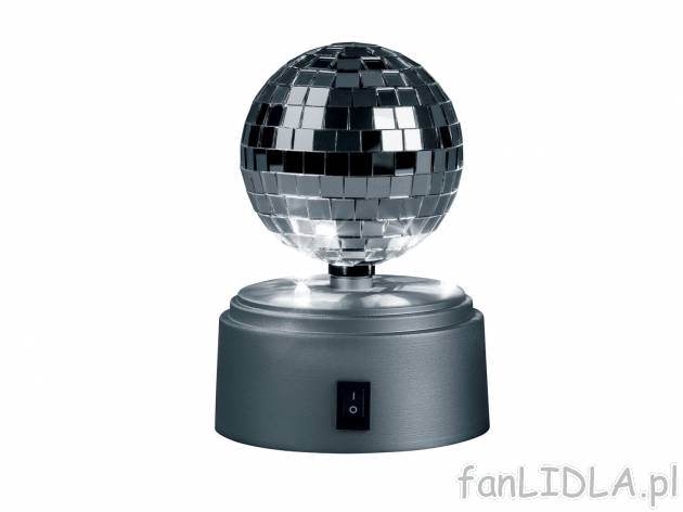 Wirująca lampa LED Livarno, cena 22,99 PLN 
- w zestawie baterie
- wirujący, ...