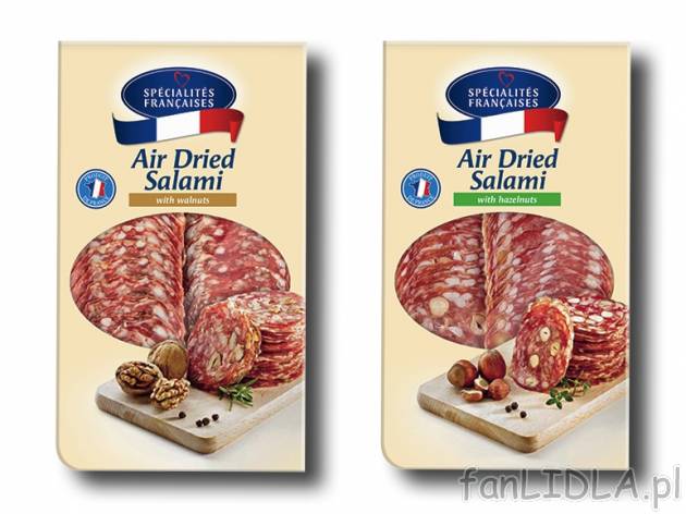 Salami w plastrach , cena 3,00 PLN za 100 g/1 opak.