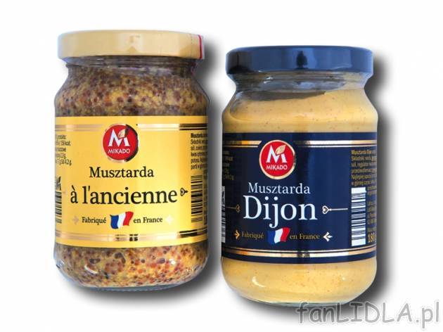 Musztarda , cena 1,00 PLN za 180 g/1 opak., 100 g=1,11 PLN.